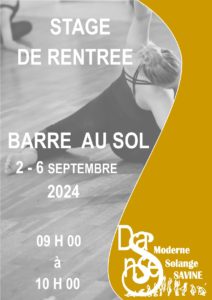 Cours et stages de danse morderne